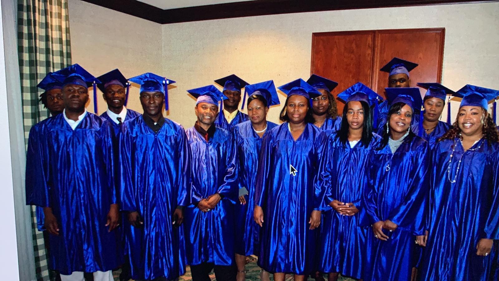 Azure high school graduates